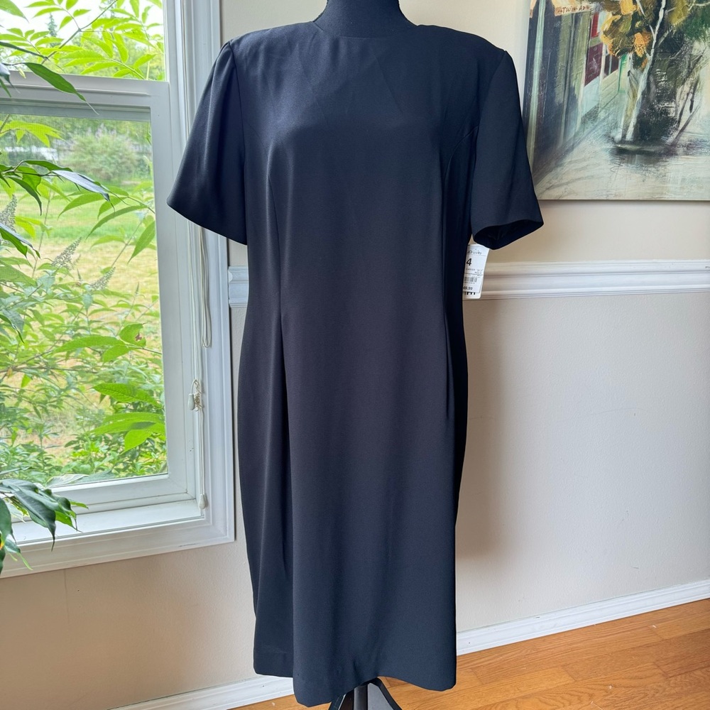 Worthington Classic Black Sheath Dress Women’s‎ Size 14
